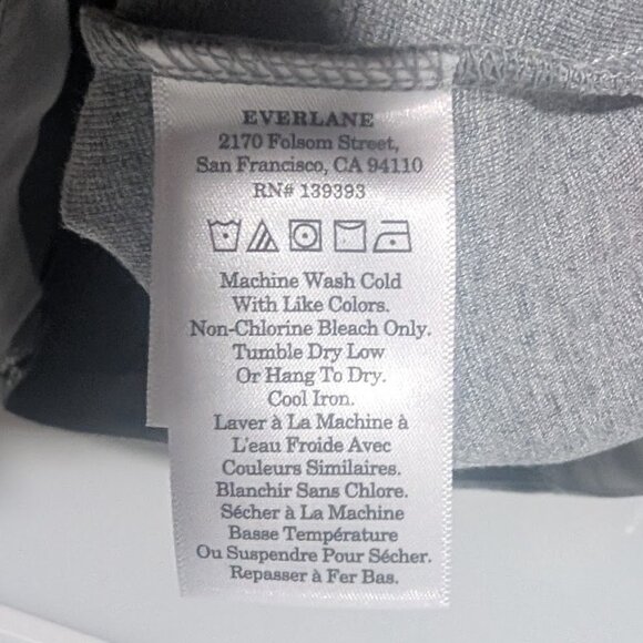 Everlane Gray Wide Leg Pants - Picture 7 of 10